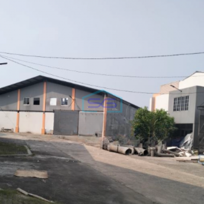 Disewakan Gudang Luas Bangunan 486 m² Akses Container 40 Feet di Tigaraksa Tangerang