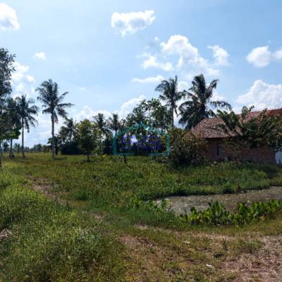 Dijual Tanah Bonus Bangunan di Jalan Tanjung Lago Kawasan KTM Telang Parit 17 Banyuasin Sumatera Selatan