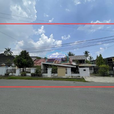 Dijual Tanah Bonus Bangunan di Pinggir Jalan Makrayu Kambang Iwak Palembang