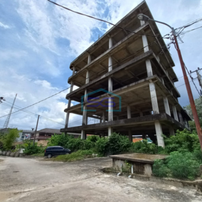 Dijual Tanah Luas Bonus Bangunan 5 Lantai Jalan Angkatan 45 Palembang LT 1679m2