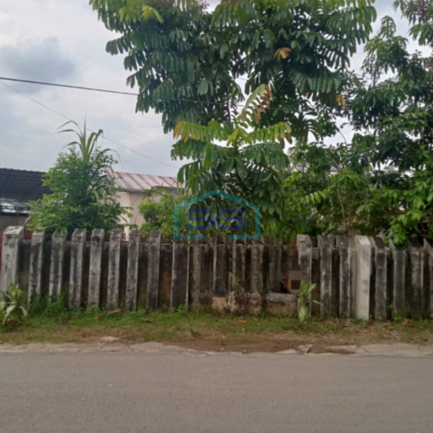 Dijual Tanah Bonus Bangunan dan Ruang Usaha Jalan Sukarela Palembang-1