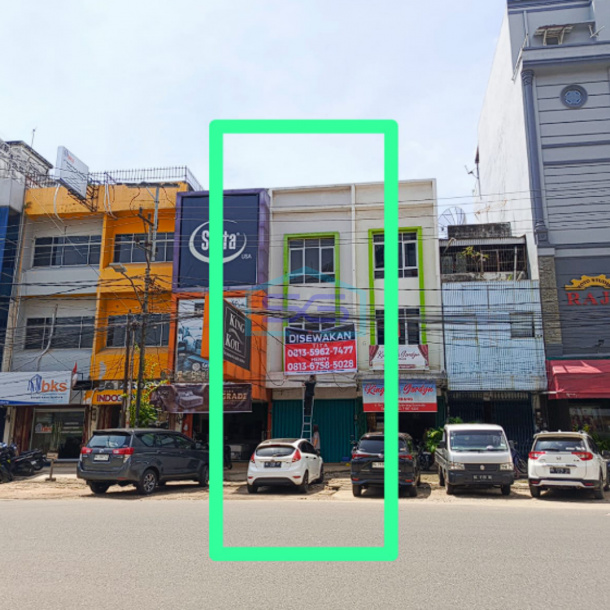 Disewakan Ruko di Jalan Kolonel Atmo, Palembang Luas Bangunan 192m2-1