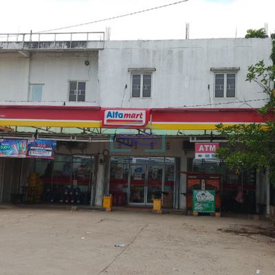 Dijual Ruko Ex Alfamart + Tanah Belakang Jakabaring Palembang Samping Pindang Falih LB 432m2