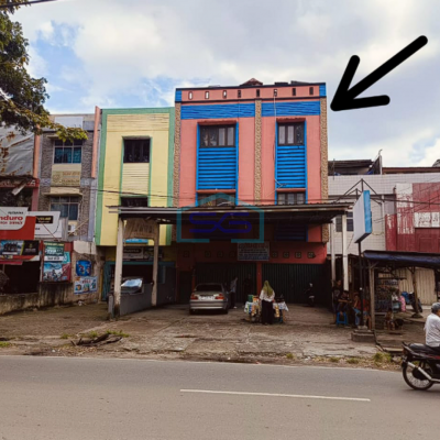 Dijual Ruko Plong & Gandeng di Jalan Musi Raya Terminal Perumnas Sako Palembang LB 450m2