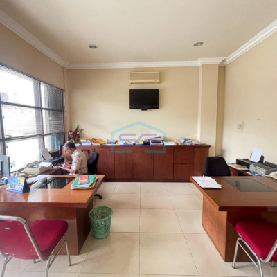 Dijual 3 Unit Ruko Gandeng + Tanah Belakang di Jalan Angkatan 66 Palembang LB 691m2