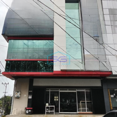 Dijual Gedung 4 Lantai di Jalan Jendral Sudirman Palembang Ada Basement LB 630m2