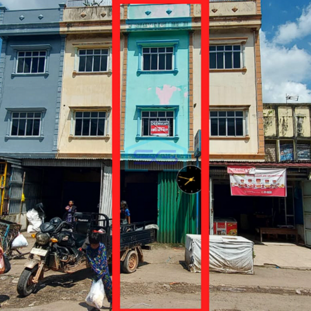 Disewakan Ruko 3 Lantai di Jalan Letnan Jaimas, Pasar Cinde, Palembang LB 152m2-1
