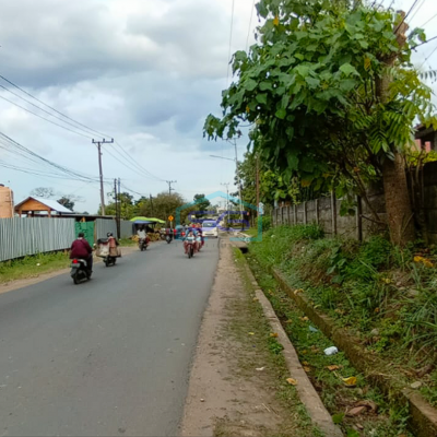 Disewakan Tanah Lahan Siap Pakai Jalan Sukabangun 2 Ganda Subrata Palembang LT 2000m2
