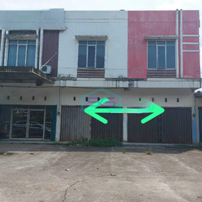 Dijual Ruko Gandeng 2 Pintu di Jalan Ibnu Sutowo Talang Kelapa Palembang Lokasi Strategis LT 126m2