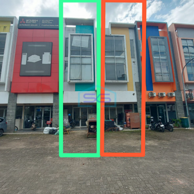 Dijual Ruko Komplek Basilica Celentang Palembang LB 221m2