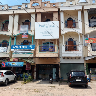 Dijual Ruko Strategis di Palembang Luas Bangunan 162m2