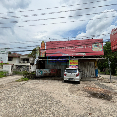 Disewakan Tanah + Ruang Usaha di Tengah Kota, Jalan Demang Lebar Daun Palembang LB 400m2
