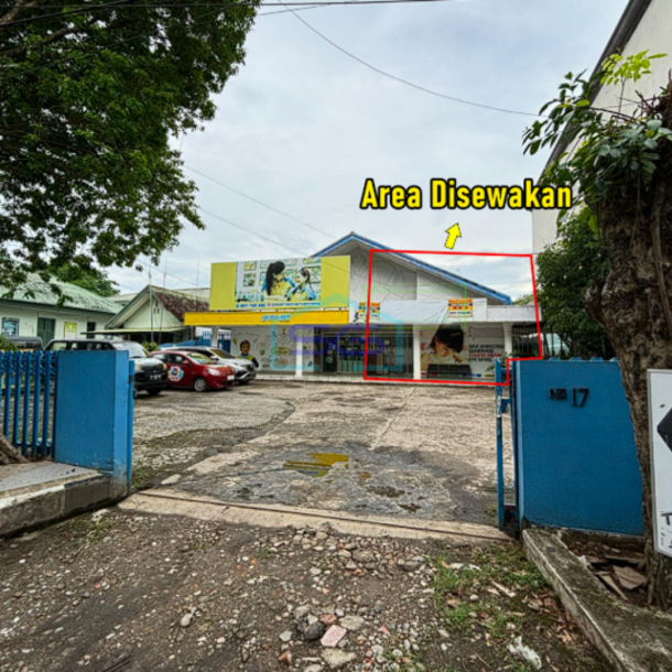 Disewakan Ruang Usaha di Jalan Diponegoro, Kawasan Premium Kambang Iwak Palembang-1