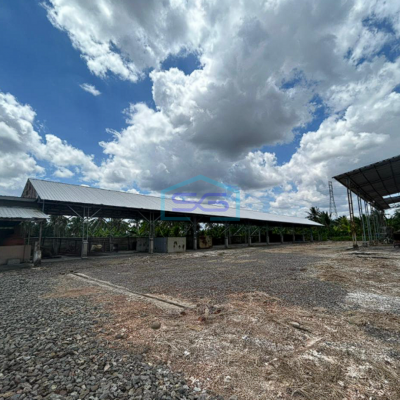 Dijual Gudang Plus Tanah di Tanjung Api Api Banyuasin Palembang LB 1100m2