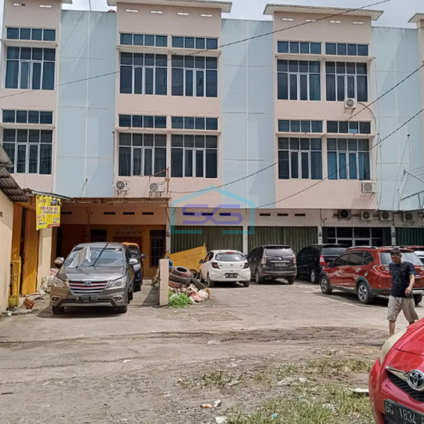 Dijual Ruko 2 Unit Gandeng Jalan Letjen Harun Sohar seberang Asrama Haji Palembang LB 368m2-1