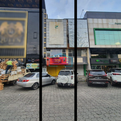Disewakan Ruko Komplek Palembang Square Mall Luas Bangunan 170m2