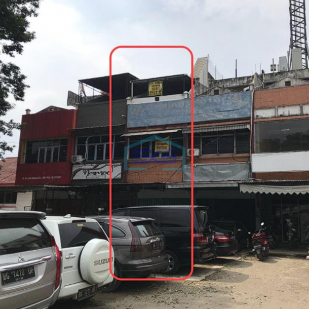 Disewakan Ruko 1 Pintu 2.5 Lantai Lokasi Premium Jalan Jend Basuki Rahmat Palembang LB 168m2-1