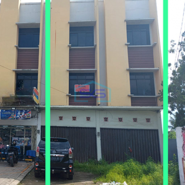 Dijual Ruko 2 unit Gandeng Plong, di Jln Abdul Rozak Kalidoni Palembang LB 288m2-1