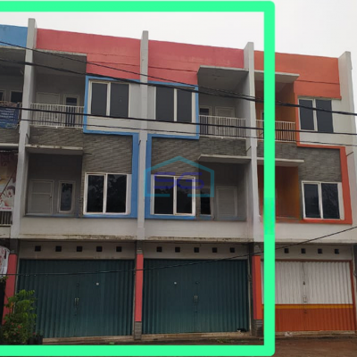 Dijual 2 Ruko Persis depan Terminal Alang Alang Lebar Palembang Luas Bangunan 160m2
