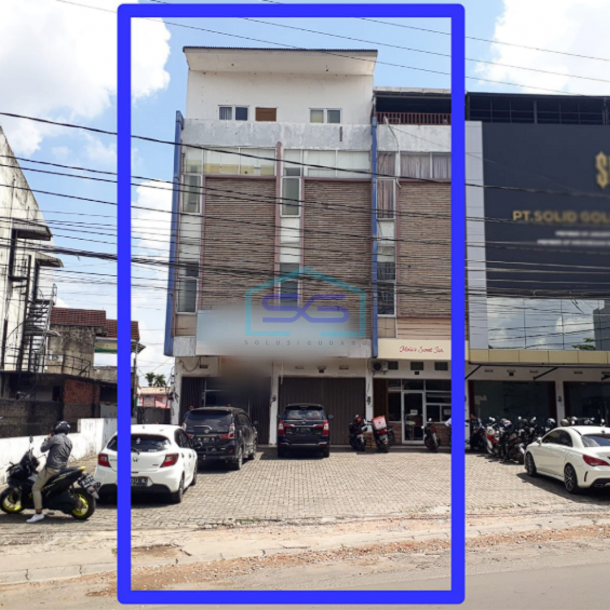 Dijual 2 Unit Ruko Gandeng Plong Jalan Sumpah Pemuda Kampus Palembang LB 596m2-1