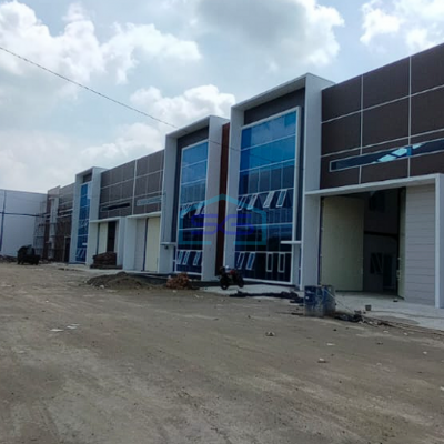 Disewakan Gudang Bagus di Komplek Pergudangan Cosmo Bizland Alang Alang Lebar Palembang LB 1000m2