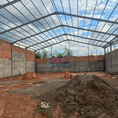 Dijual Gudang dan Kavling Gudang Komplek Pergudangan di Palembang LB 874m2