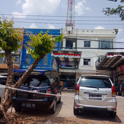 Disewakan 1 unit Ruko Jln Basuki Rahmat Palembang Luas Bangunan 204m2