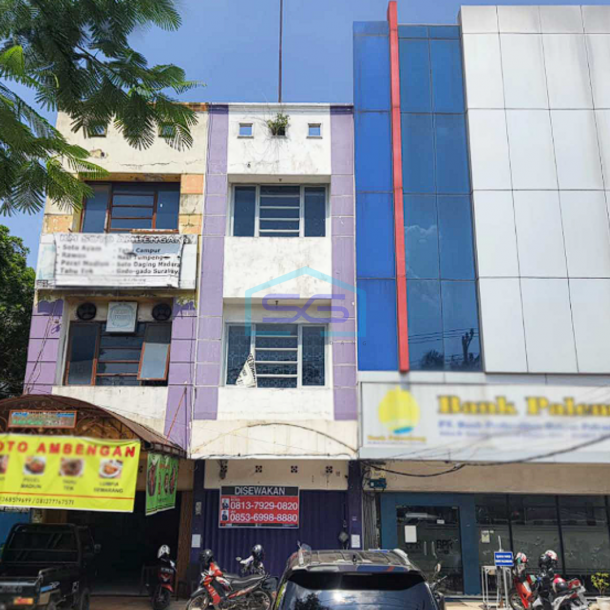 Disewakan Ruko Eks Kantor Bank di Jl. R Soekamto Palembang LB 196m2-1
