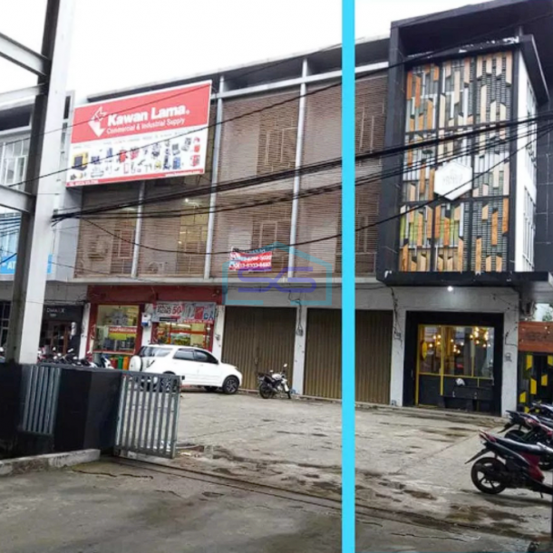 Disewakan Ruko Jalan Demang Lebar Daun dekat Halte Kereta LRT Palembang LB 168m2-1