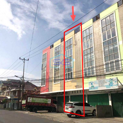 Dijual Ruko Plong 3 Lantai di Jl. Torpedo Sekip Kota Palembang LB 169m2