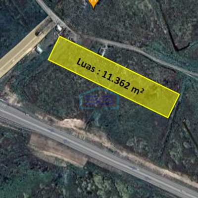 Dijual Tanah di Sebelah Pintu Tol Pemulutan Sriwijaya Raya Lintas Sumatera Selatan LT 11362m2