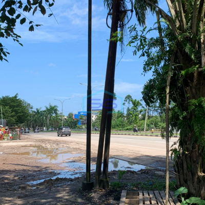 Dijual Tanah Luas Pinggir Jalan Premium di Jalan Soekarno Hatta Palembang LT 4200m2