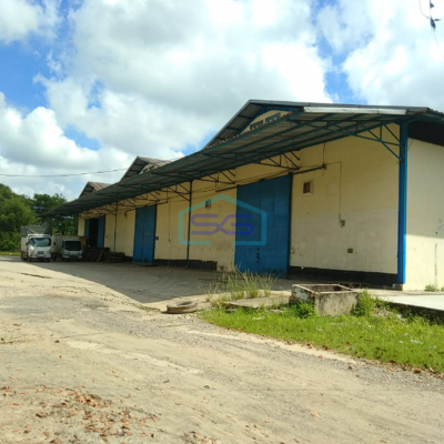 Disewakan 2 unit Gudang Jalan Pangeran Ayin Kenten Laut Banyuasin Sumatera Selatan LT 1000m2