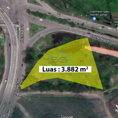 Dijual Tanah Strategis di Simpang Bandara Internasional Sultan Mahmud Badaruddin II Palembang