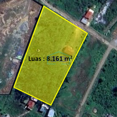 Dijual Tanah Strategis di Jl. H Sarkowi Kramasan Kertapati Palembang Luas 8161m2