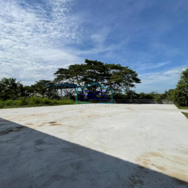 Dijual Tanah + Gudang Lokasinya di Jalan Irigasi Palembang Sumatera Selatan LT 7743m2-3