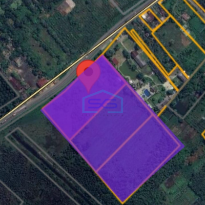 Dijual Tanah Luas 56115m2 Posisi pinggir Jalan Negara Palembang - Indralaya