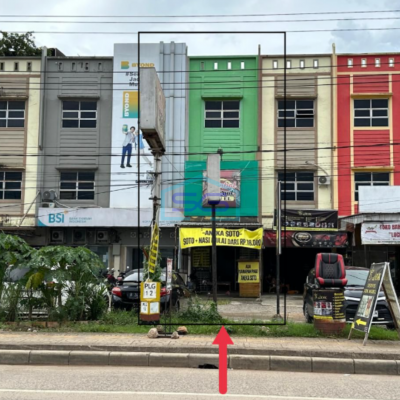 Dijual Ruko di Jalan Palembang Jambi Simpang Kades Palembang Sumatera Selatan LT 182m2