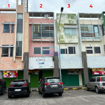 Dijual Ruko Gandeng Lokasi di Palembang Sumatera Selatan Luas Tanah 160m2
