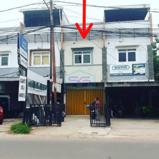 Disewakan Ruko di Jalan Ra Abusamah Sukabangun Palembang Luas Bangunan 130m2-1