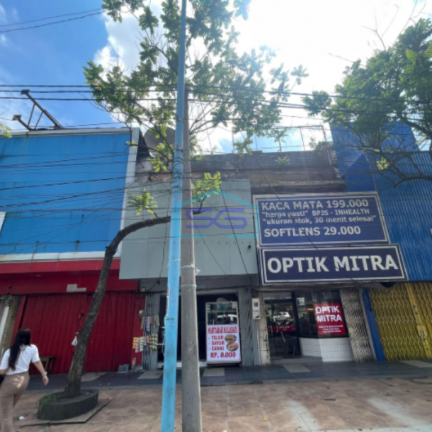 Disewakan Ruko 2 lantai di Jl. Jend. Sudirman Palembang Sumatera Selatan Luas Bangunan 106m2-1