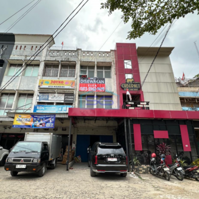 Disewakan Ruko di Jalan R Soekamto Simpang Patal Palembang Luas Bangunan 330m2