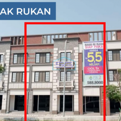 Dijual Rukan Osaka di Jalan Raya Boulevard Osaka PIK 2, Jakarta Utara Luas Tanah 76 m²