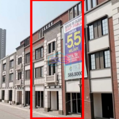 Dijual Rukan Osaka di Jalan Raya Boulevard Osaka PIK 2, Jakarta Utara Luas Tanah 76 m²