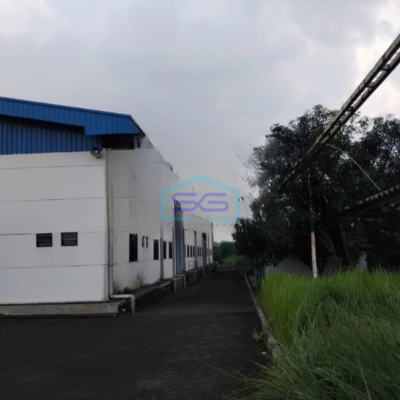 Dijual Gudang Bekas Pabrik Luas Bangunan 5000 m² di Ciampel Karawang