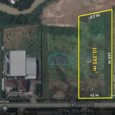 Dijual Cepat Tanah Industri Jababeka Cikarang Utara Jawa Barat Luas Tanah 10395 m²