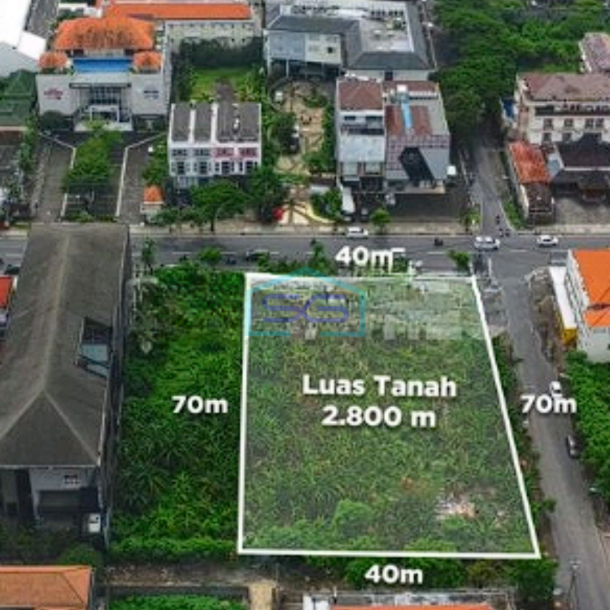 Dijual Tanah Strategis 3 Akses Dewi Sri Bali Badung Luas Tanah 2800m2-1