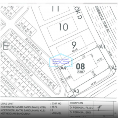 Disewakan Tanah Komersial ada 3 Bidang di Pantai Indah Kapuk 2, Jakarta Utara Luas Tanah 2046 m²