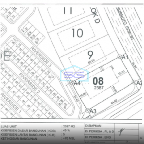 Disewakan Tanah Komersial ada 3 Bidang di Pantai Indah Kapuk 2, Jakarta Utara Luas Tanah 2046 m²-2