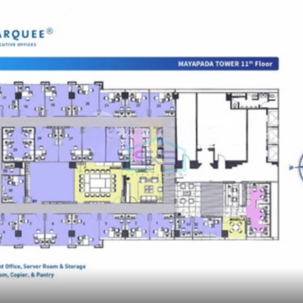 Disewakan Kantor Mayapada Tower Full Furnished Di SCBD Jakarta Selatan Luas Bangunan  200 m²-2